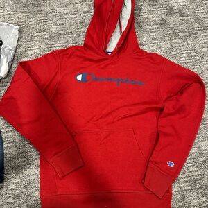 Champion Red Athletic Hoodie